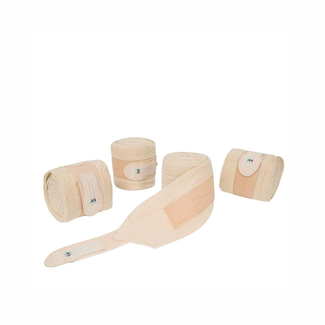 Set 4 Pezzi Fasce Da Lavoro In PIle Equiline Beige 09EQD04000/P 005BEIGE EQUILINE 
