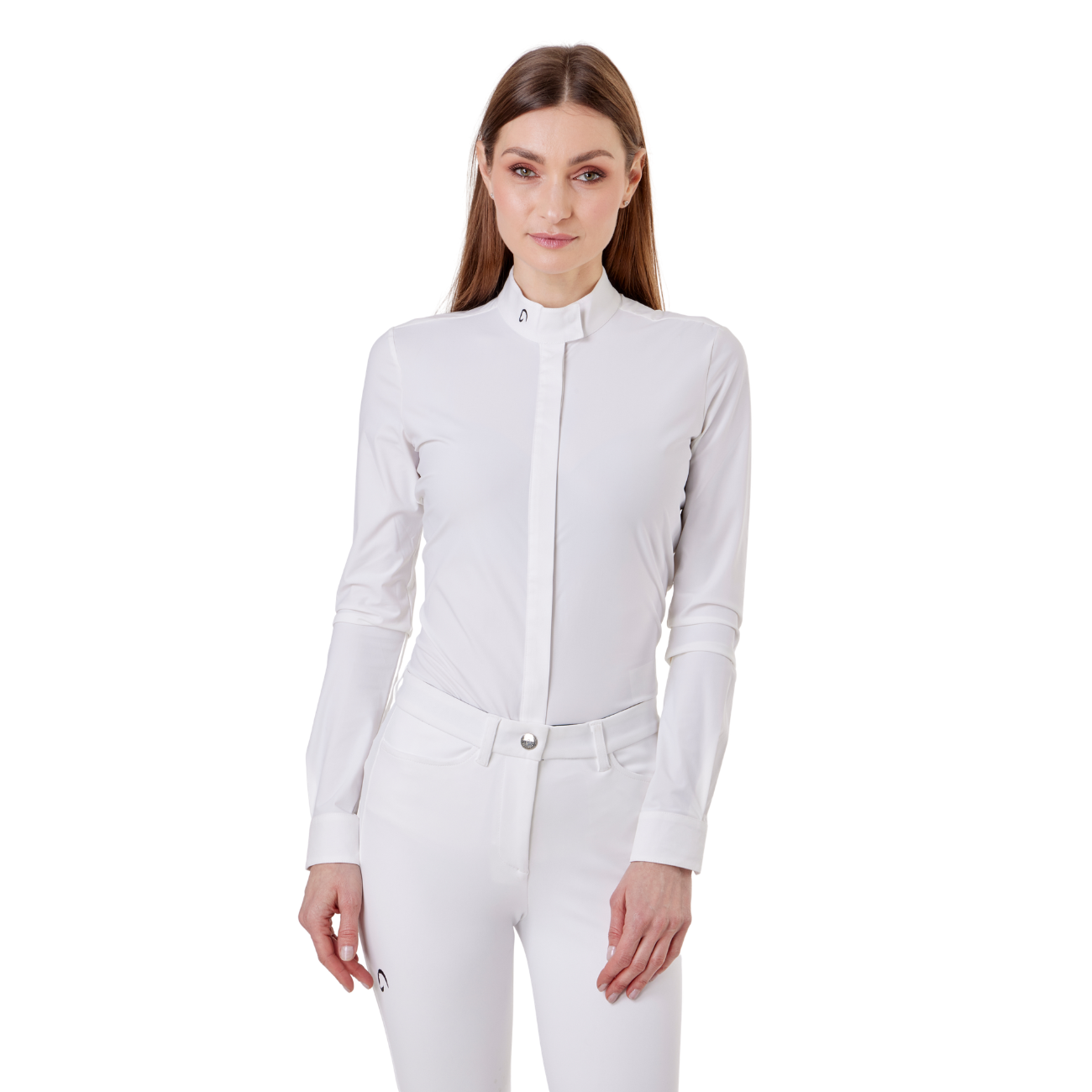 Camicia Da Concorso Da Donna A Manica Lunga Mascheroni MASDCML01 WHITE MASCHERONI SELLERIA 