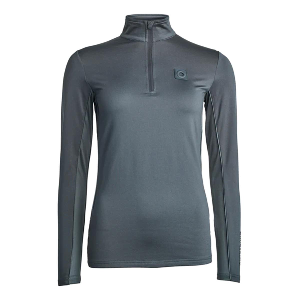 MAGLIA DONNA A MANICA LUNGA ZIP 1/2 MOD.KLSIDNEY KINGSLAND 29KING-2230206625 6020NAVY KINGSLAND