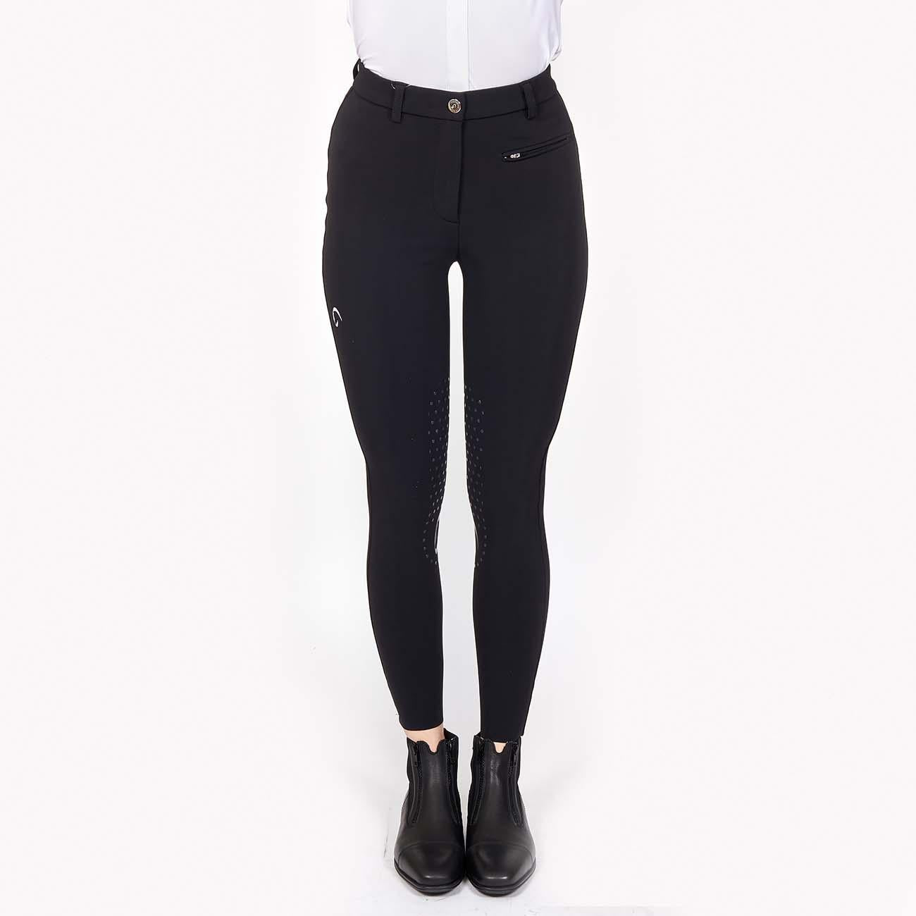 Riding breeches Woman with GRIP and TASCHE ANTERIORI 09MA-05PARIGI 036black MASCHERONI tack
