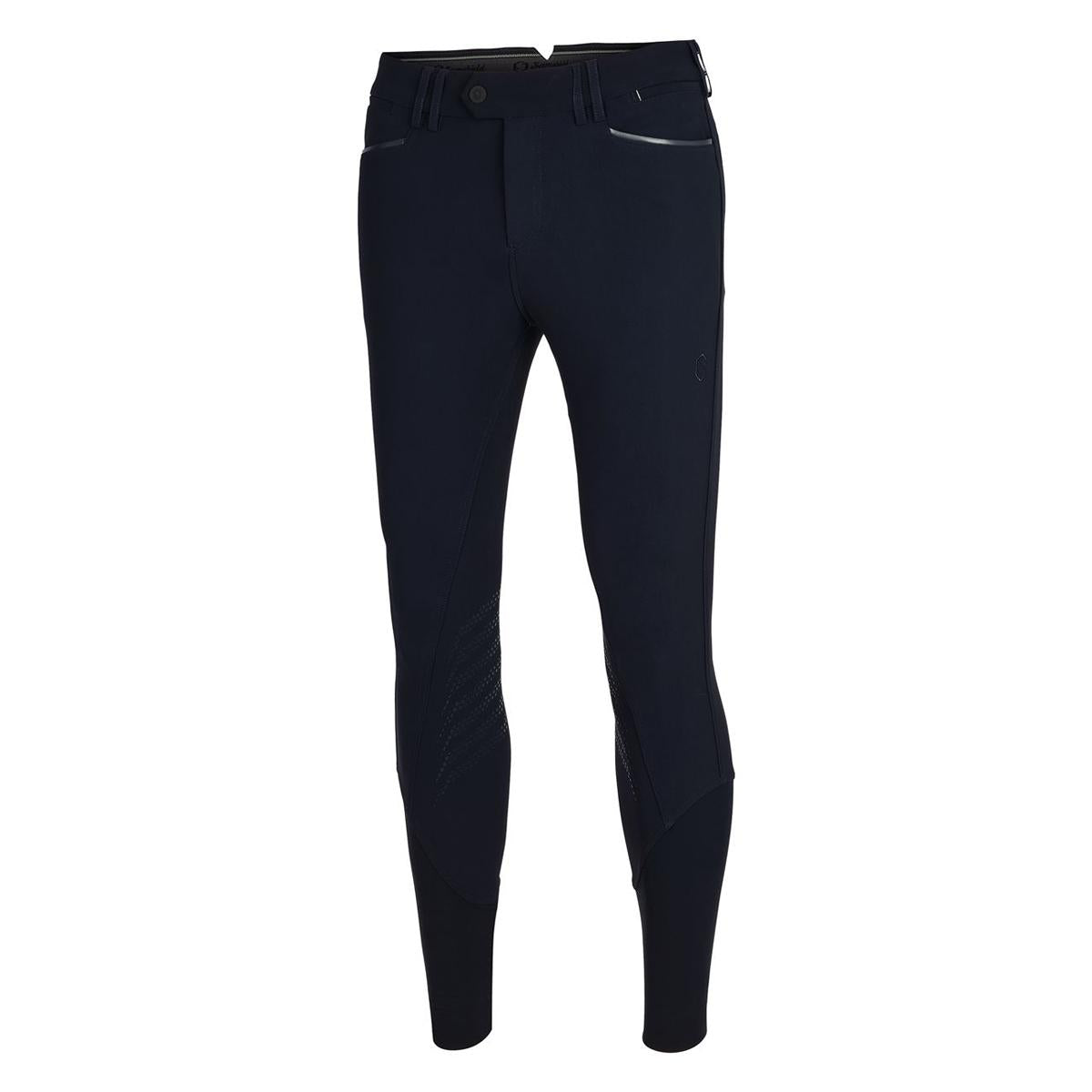 PANTALONE DA EQUITAZIONE UOMO MOD.MARCEAU MATT CON GRIP 09SS-MARCEAUMATT NAVY SAMSHIELD