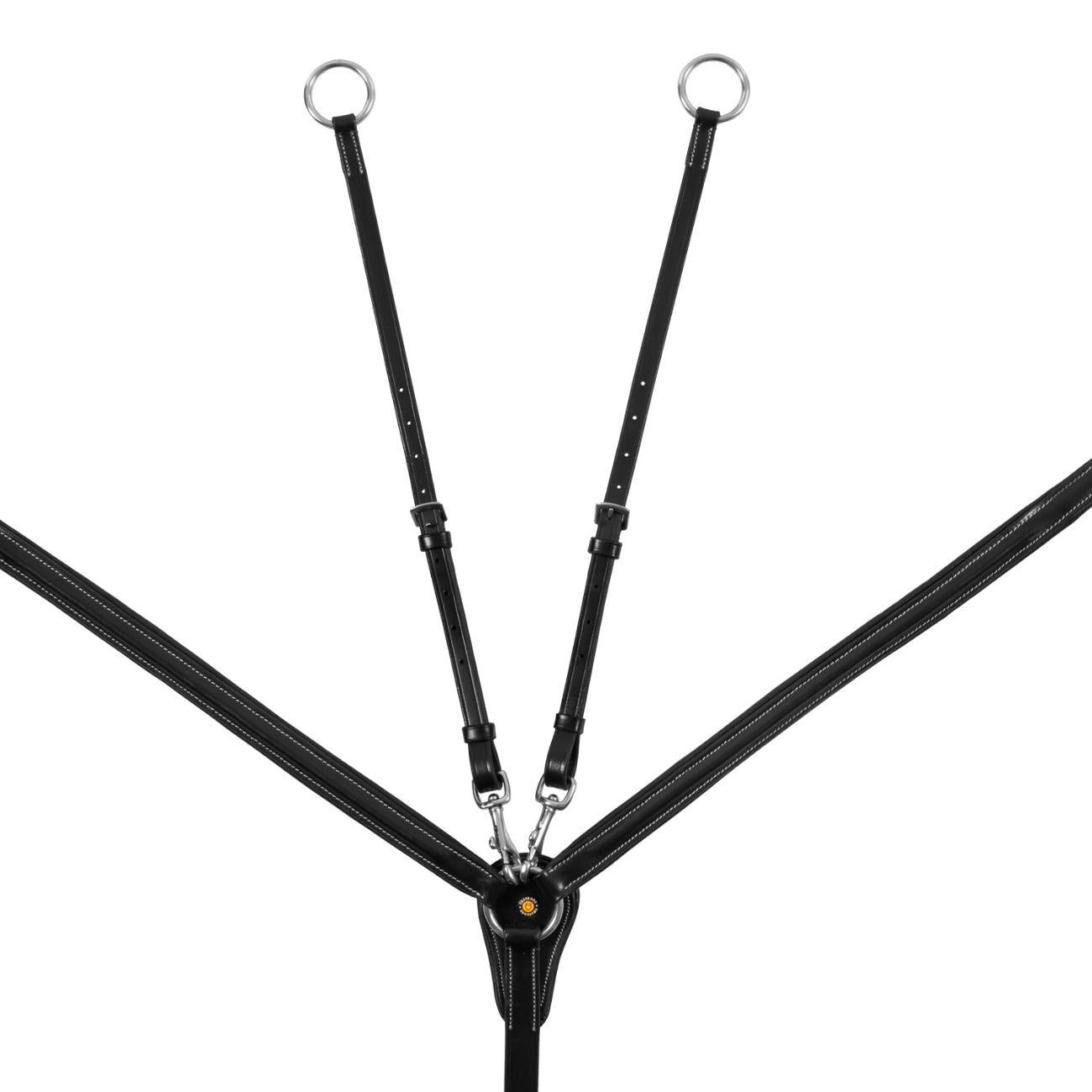 Pettorale Con Martingala Removibile E Inserti Elasticizzati Equestro Nero ETH02009 BLACK EQUESTRO 