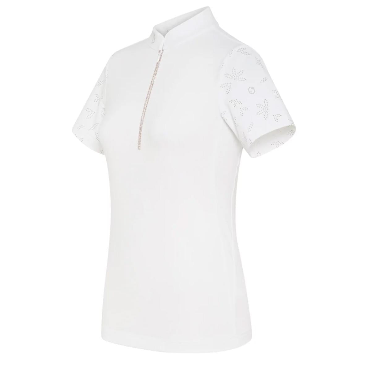 POLO DA CONCORSO DONNA MANICA CORTA 30SS-ALOISE WHITE ROSE GOLD SAMSHIELD