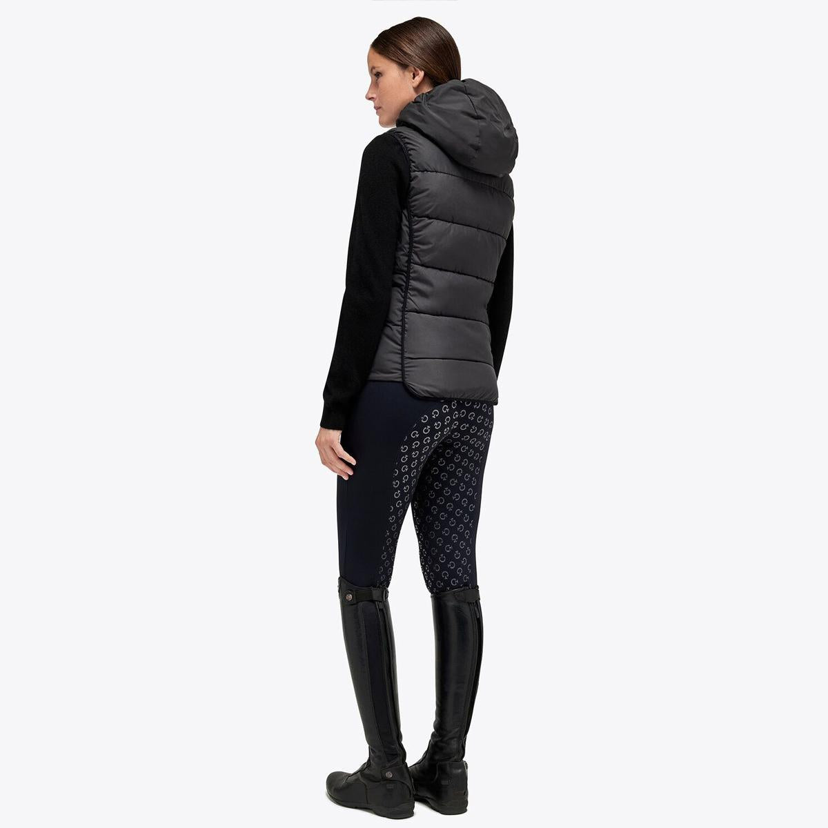 SMANICATO DONNA TRAPUNTATO IN JERSEY CAVALLERIA TOSCANA 29CT-GLD267NY096 9999BLACK CAVALLERIA TOSCANA 