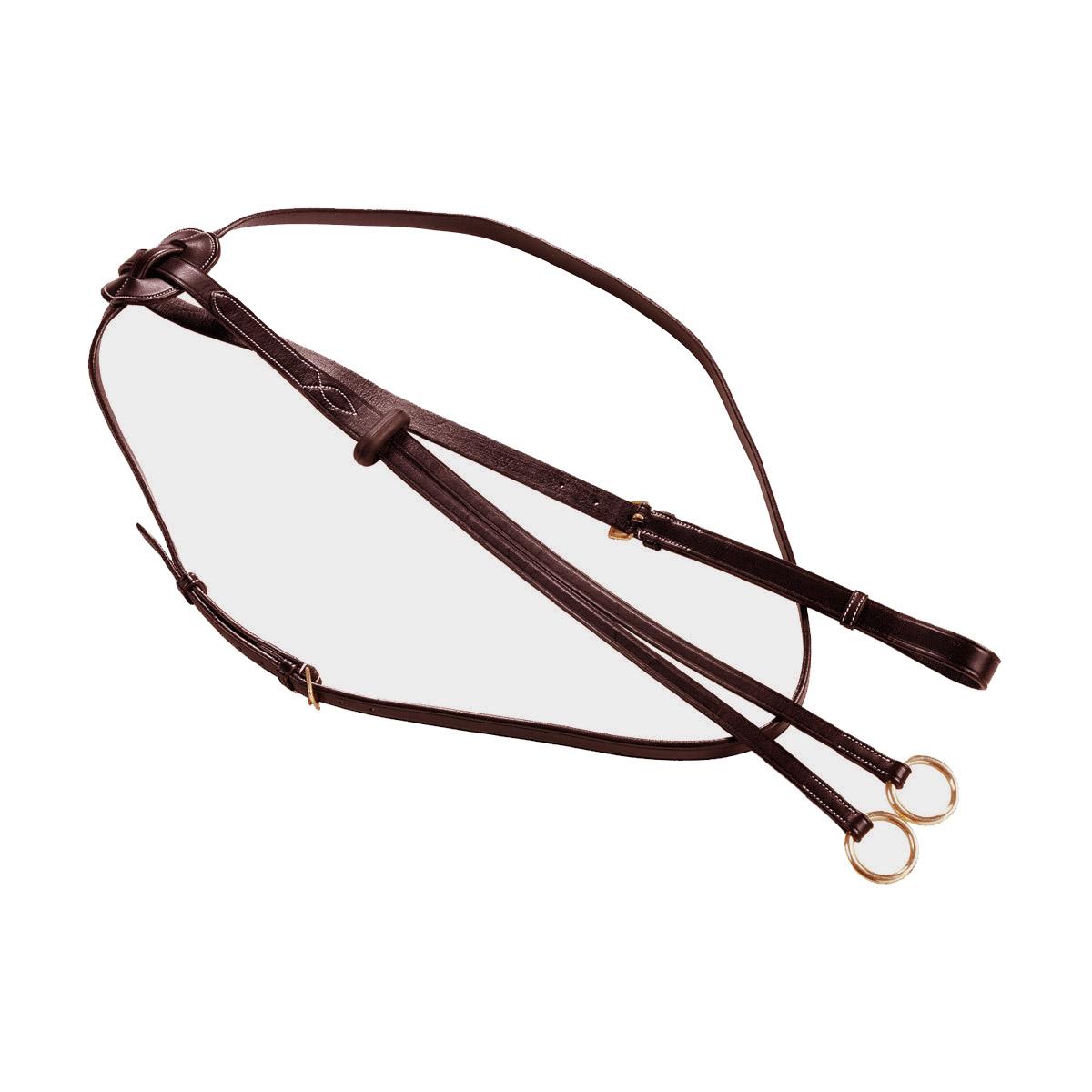 Martingala A Collare Con Fibbie In Ottone Tattini Marrone 09TA1178299 MARRONE TATTINI 