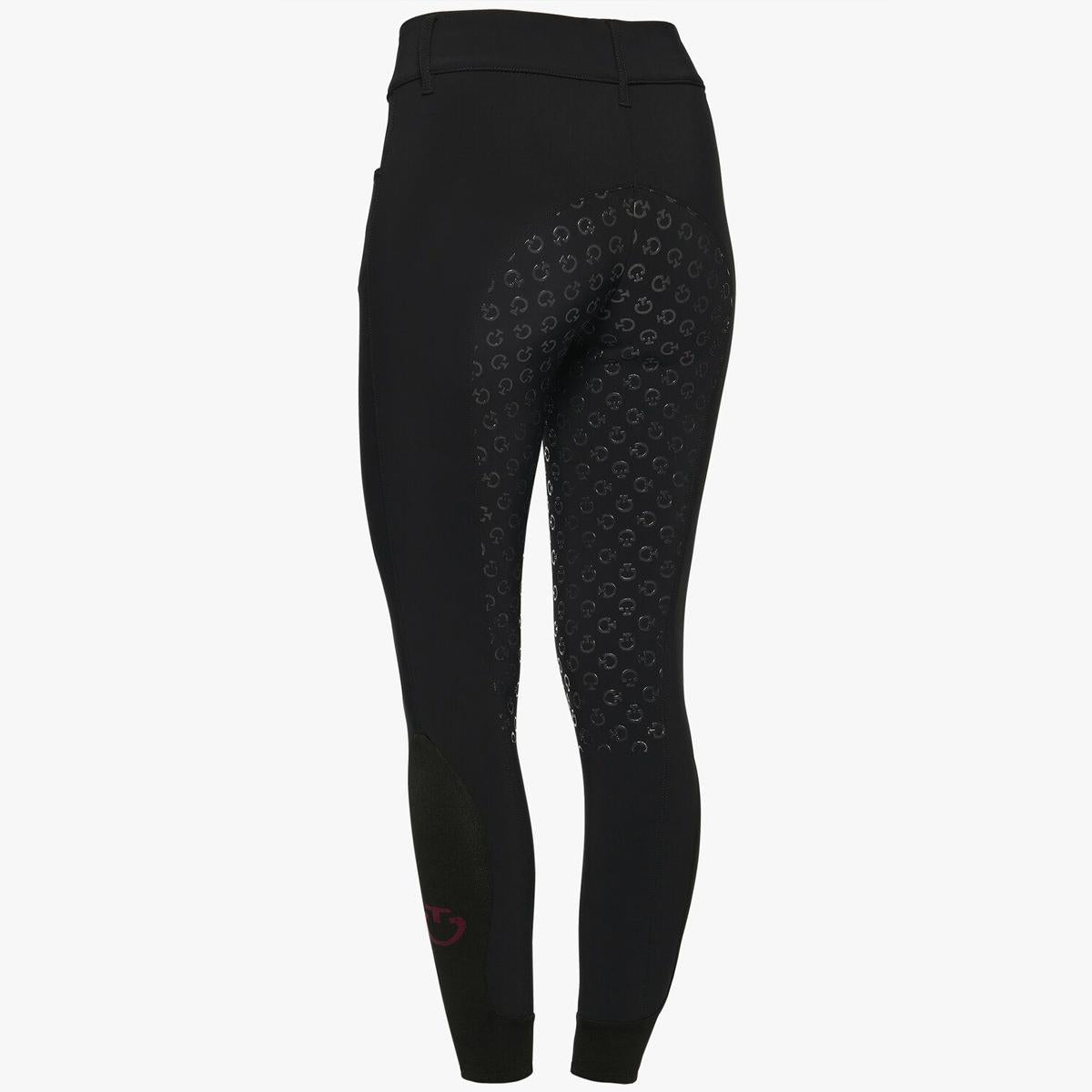 PANTALONI DA EQUITAZIONE DONNA FULL GRIP CAVALLERIA TOSCANA 29CT-PAD096JV013 9999BLACK CAVALLERIA TOSCANA 
