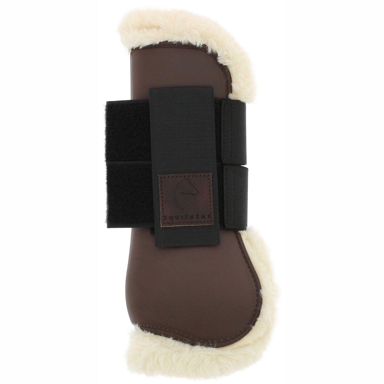 STINCHIERE CON AGNELLINO SINTETICO BOA<BR/> 530818 BROWN EQUITHEME