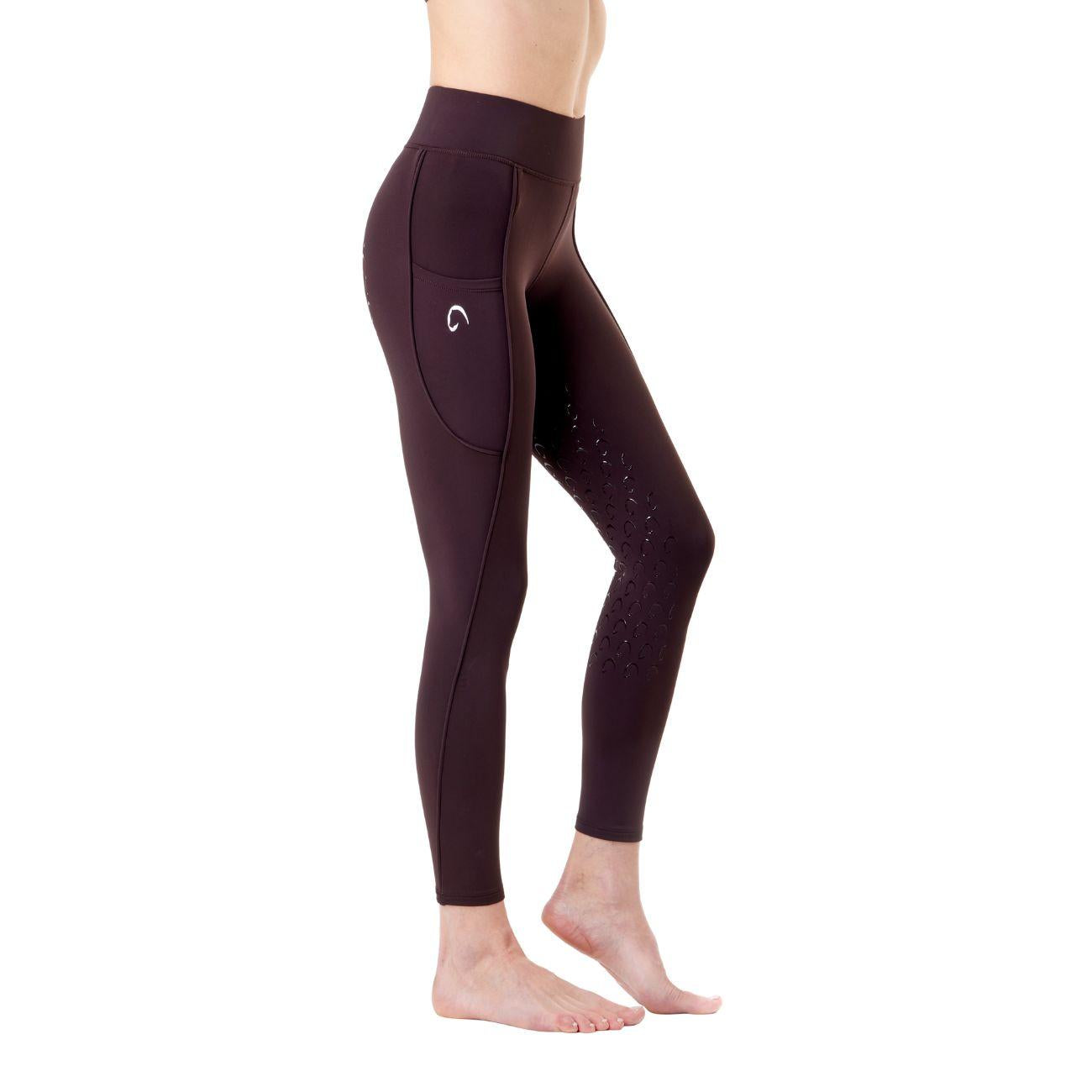 Leggings Donna Full Grip Mascheroni Marrone 30MA-LEGGINGS BROWN MASCHERONI SELLERIA 