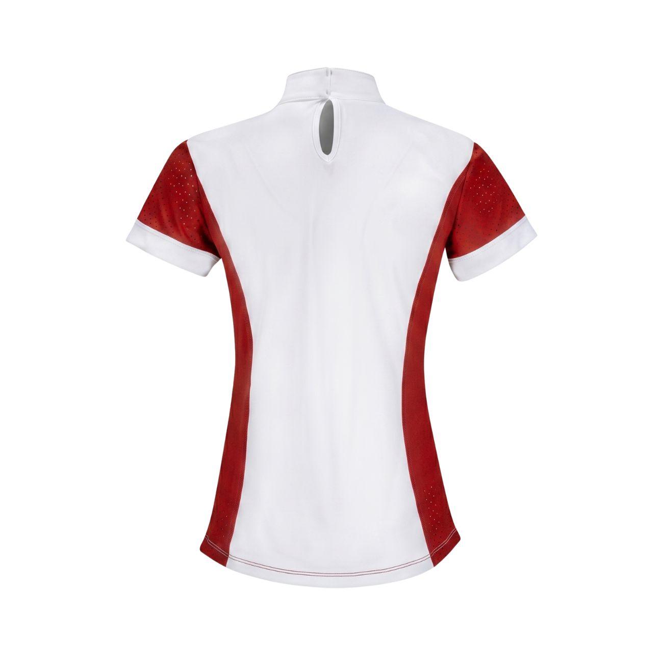 EQUILINE Polo Donna Da Concorso Heather PM-EQ-C94MH00747 167ROSSO FUOCO 