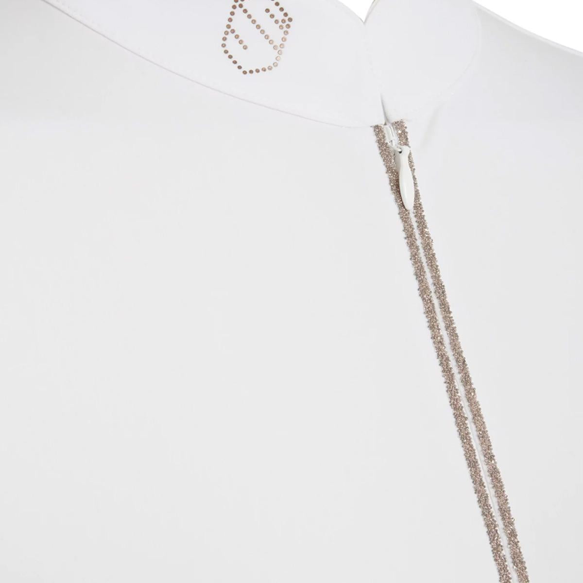 POLO DA CONCORSO DONNA MANICA CORTA 30SS-ALOISE WHITE ROSE GOLD SAMSHIELD 
