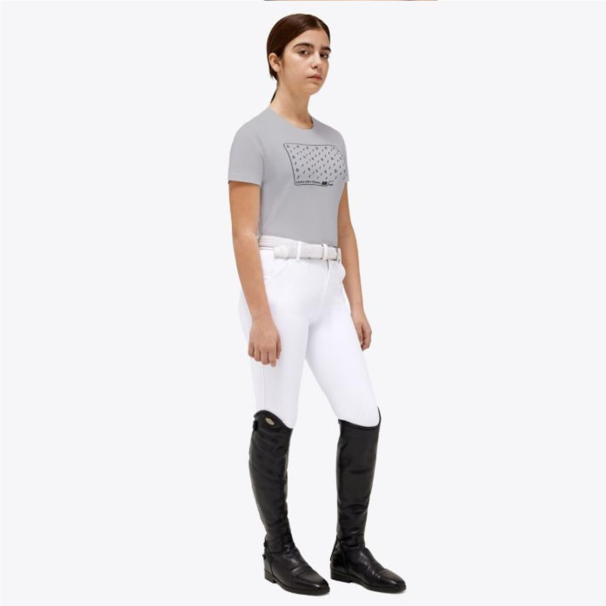 T-SHIRT MANICA CORTA BIMBA CAVALLERIA TOSCANA 30CT-TSA013CO080 8100 LIGHT GREY CAVALLERIA TOSCANA