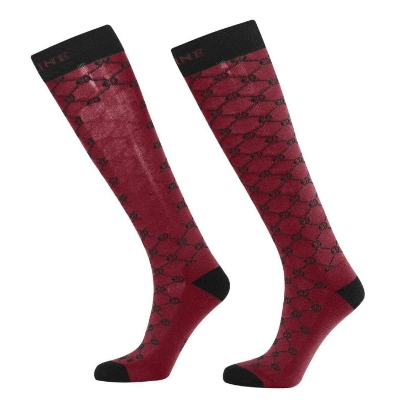 EQUILINE Calze Unisex Bordeaux PM-EQ-T11298 480PORT ROYALE 
