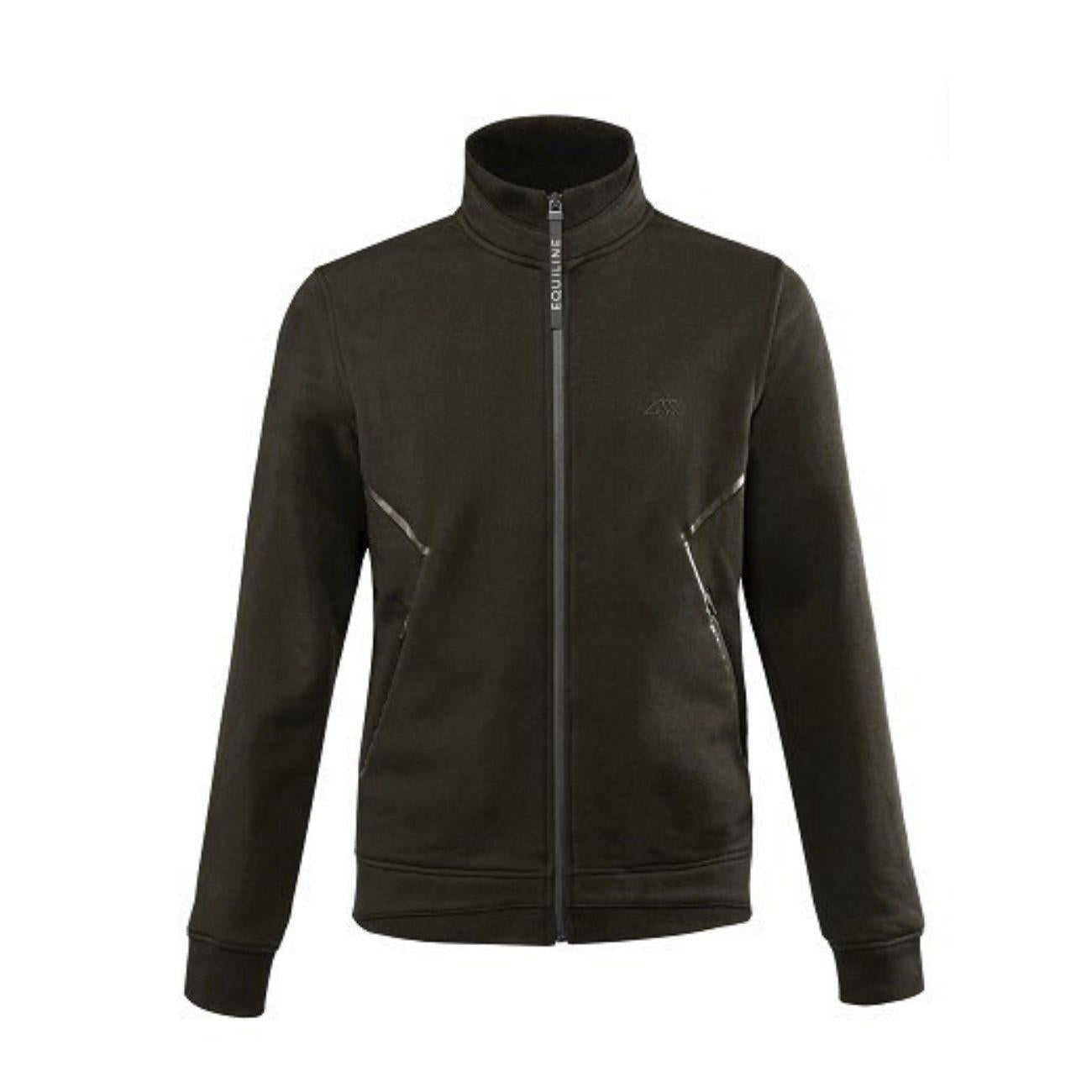 EQUILINE Felpa Uomo Full Zip Nero PM-EQ-R09472 006BLACK 