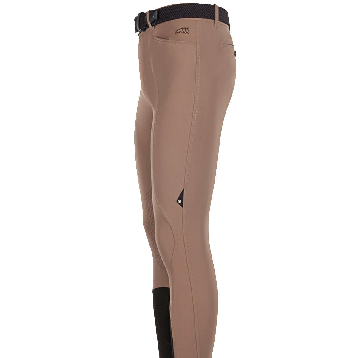 PANTALONI UOMO CON GRIP AL GINOCCHIO EQUILINE 29EQ-PN08497 253CAMMELLO EQUILINE 