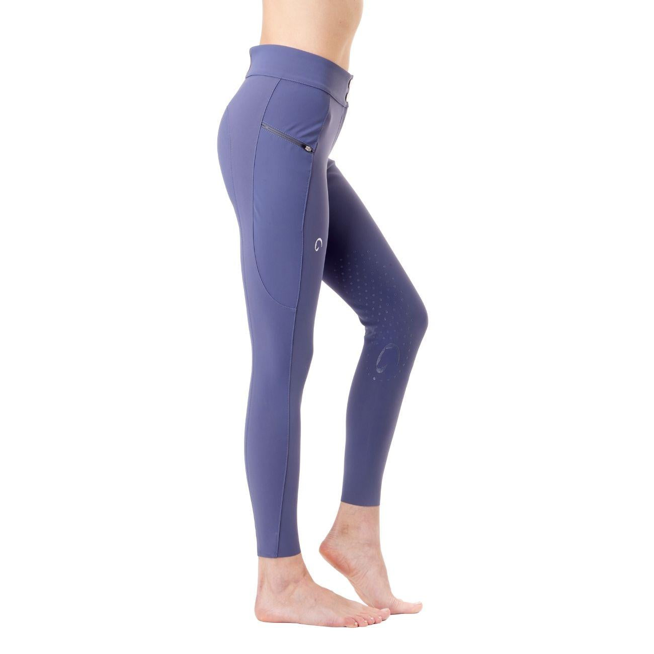 Pantalone Da Donna Half Grip Venezia Mascheroni Celeste 09MA-02VENEZIA 504CELESTE MASCHERONI SELLERIA 