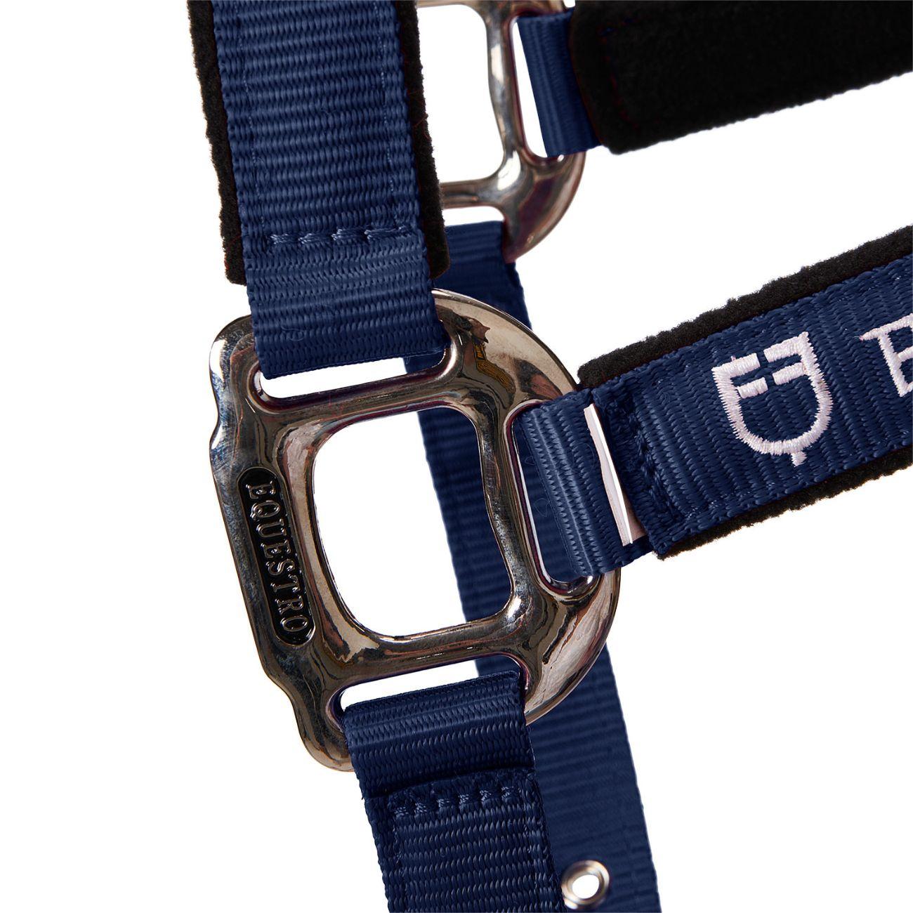 Capezza  Con Lunghina Modello Shiny Fittings CA00032 NAVY EQUESTRO 