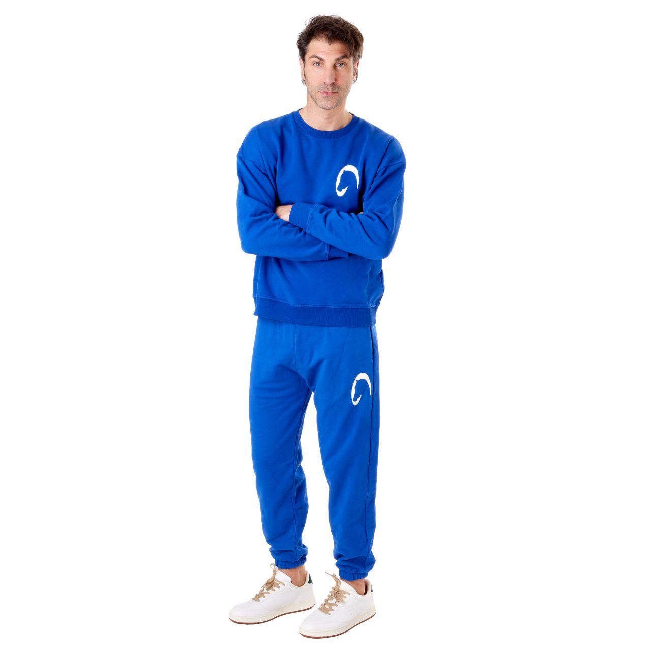 Felpa Uomo Mascheroni Blu MASCHERONI-FELPA BLUETTE MASCHERONI SELLERIA 