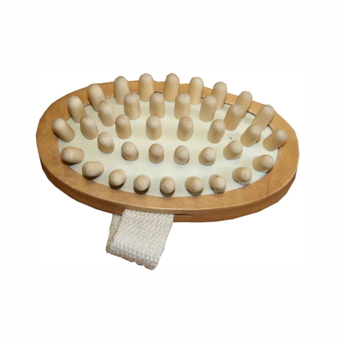 Spazzola Per Massaggi Massege Brush Beech Wood Equitheme 311036 NEUTRO BOSTIQ 