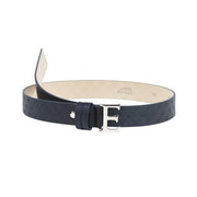 EQUILINE Cintura In Pelle Stampata Blu PM-EQ-T11294 002NAVY 
