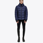 PIUMINO UOMO CON CAPPUCCIO IN NYLON CAVALLERIA TOSCANA 29CT-GIU267NY096 7901BLU NAVY CAVALLERIA TOSCANA