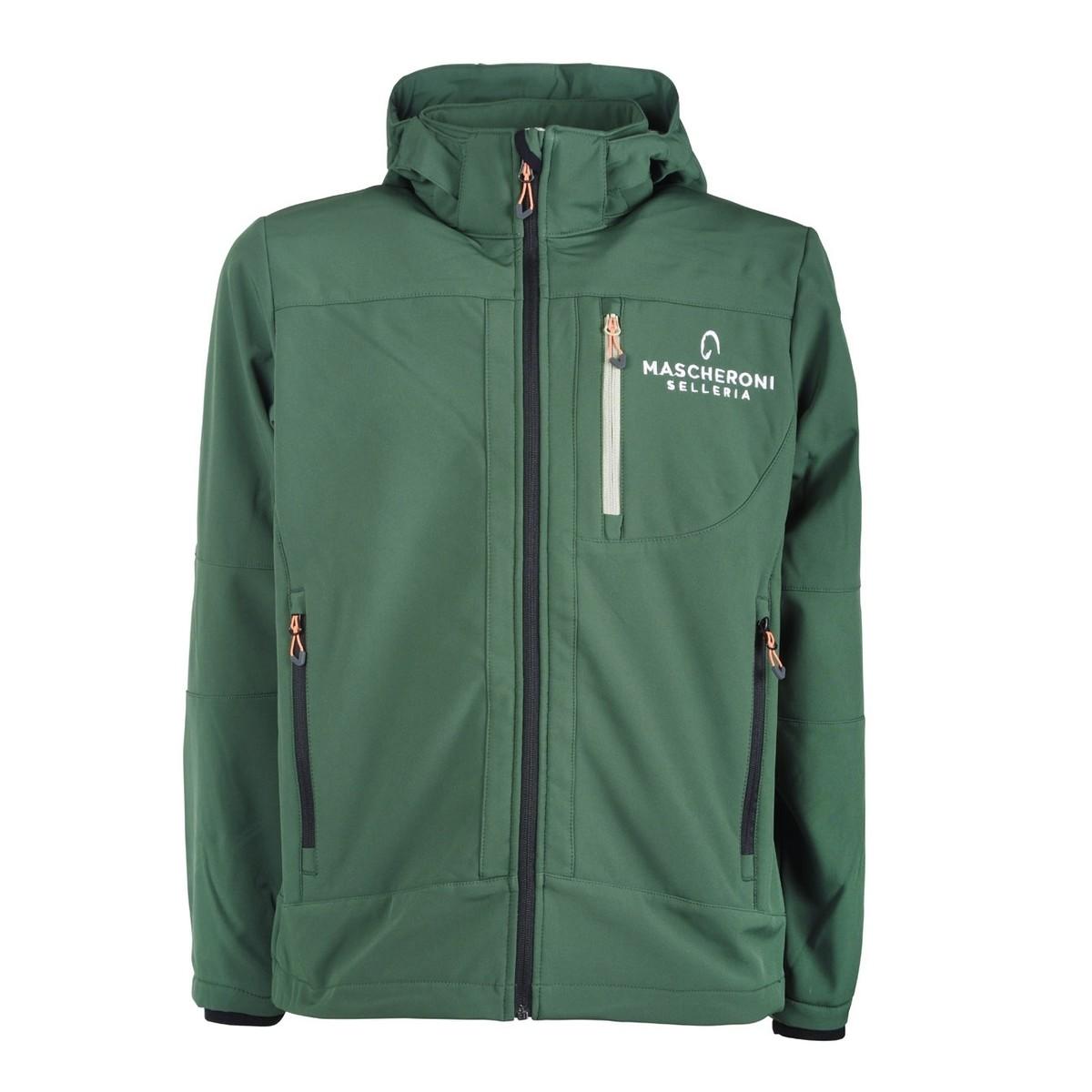 Sofshell Uomo Full Zip Mascheroni Verde 09MA-1A01787N-SZLN950 VERDE MASCHERONI SELLERIA 