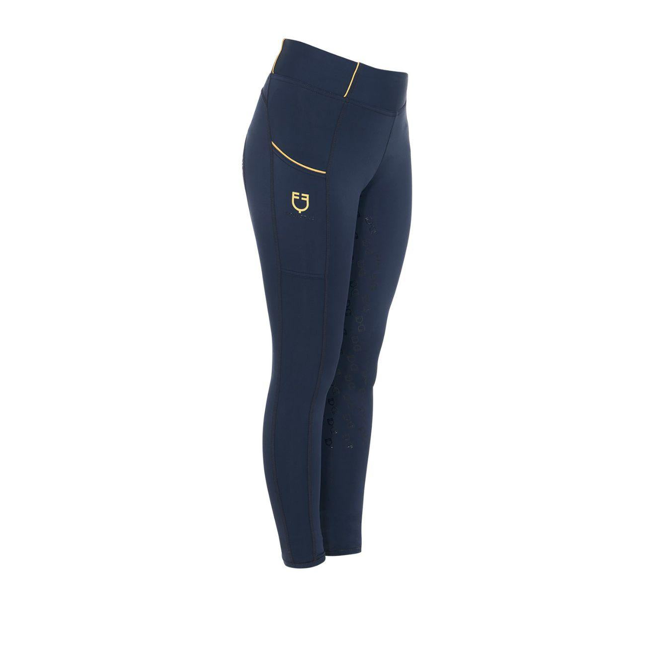 EQUESTRO Leggins Junior ETKU00047 NAVY EQUESTRO