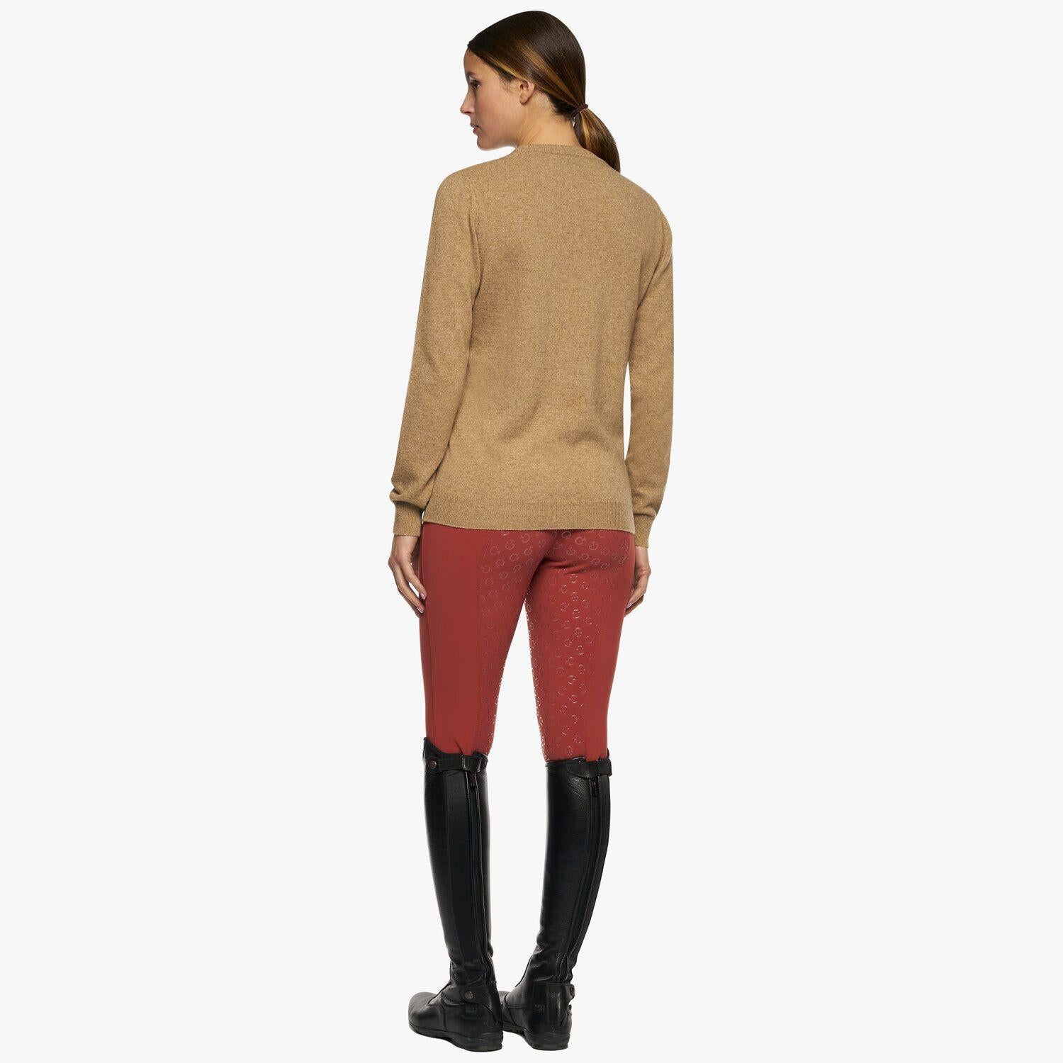 GIROCOLLO DONNA MISTO CASHMIRE CAVALLERIA TOSCANA 29CT-MAD115LA036 4B00 LIGHT MOCHA CAVALLERIA TOSCANA 