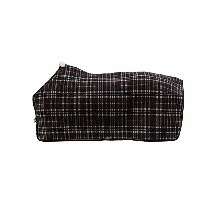 Coperta In Pile Pesante Kentucky Marrone 09KT-52147 CHECK PRINTING BROWN KENTUCKY 