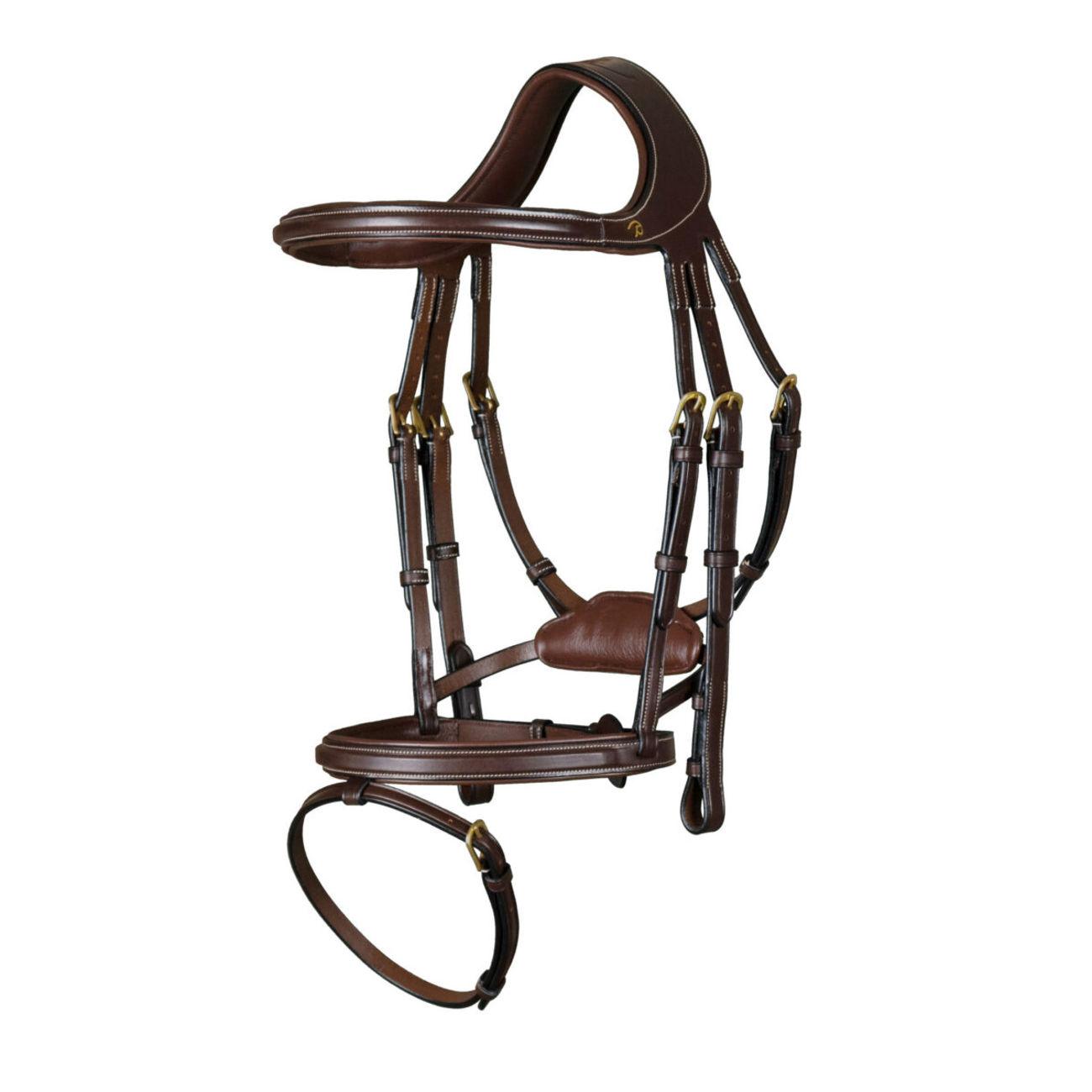 DY'ON "DIFFERENCE" BRIDLE D COLLECTION Marrone TESTIERE DYGXAU BROWN DY'ON 