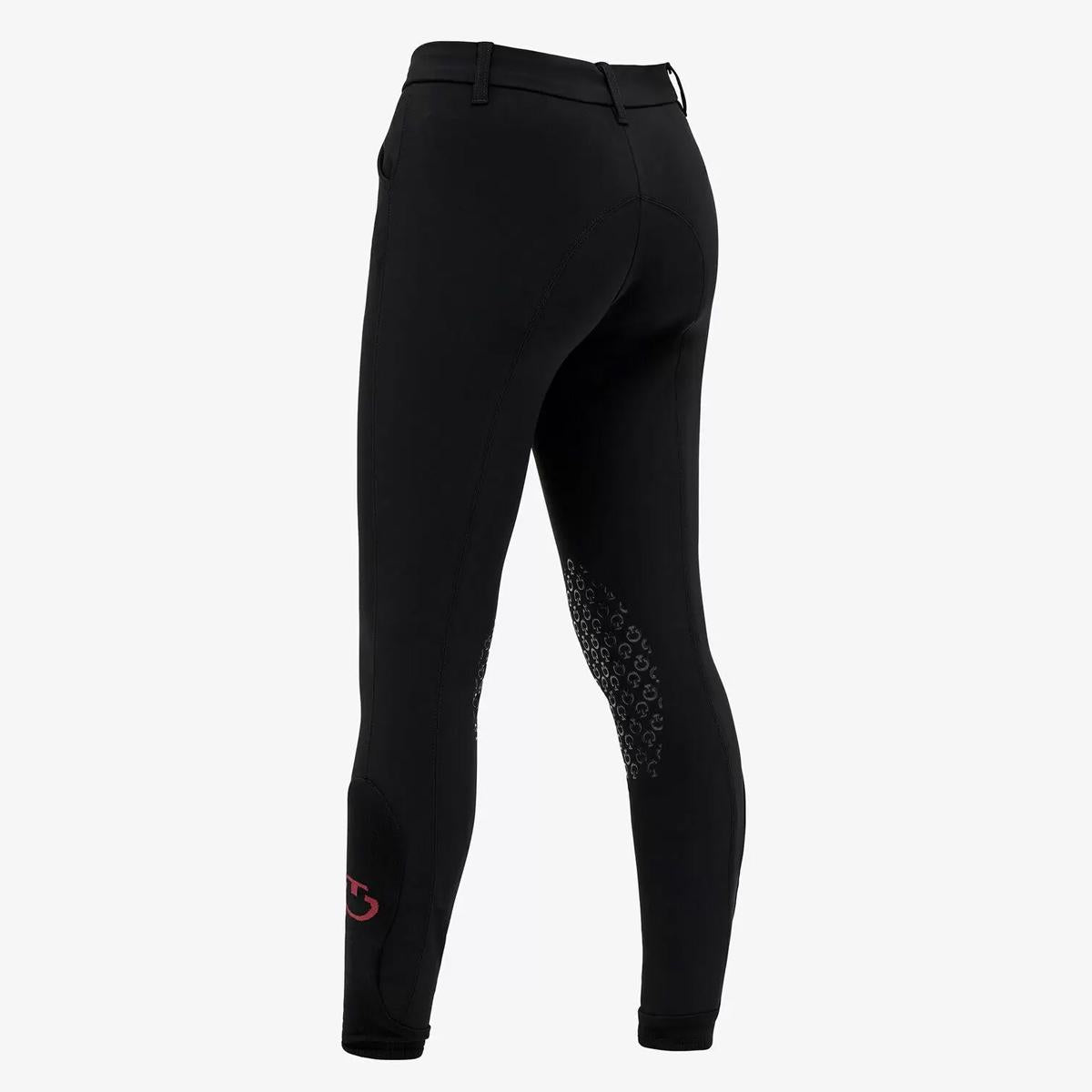 PANTALONI DA EQUITAZIONE JUNIOR IN TESSUTO BI-STRETCH 31CT-PAK026JE203 9999BLACK CAVALLERIA TOSCANA 