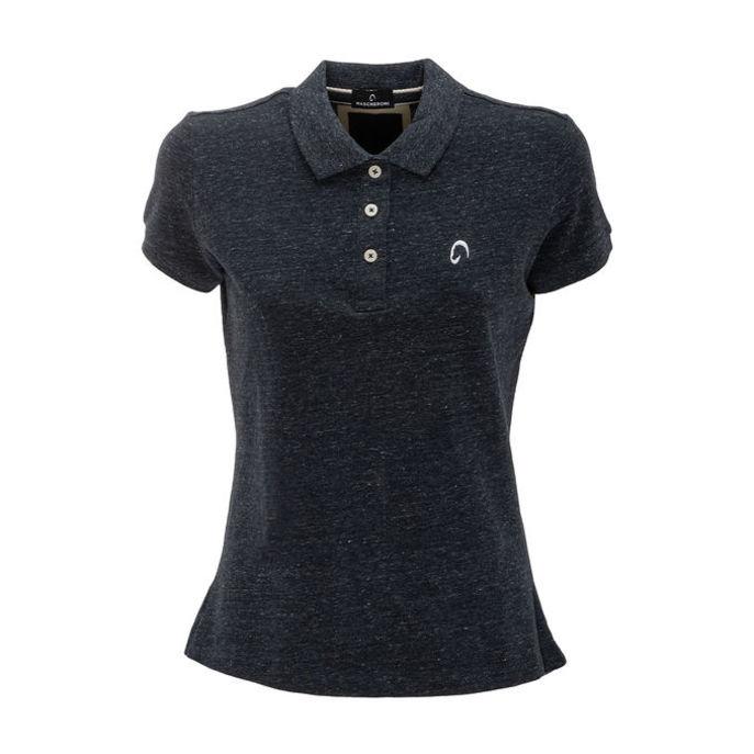 Polo Vintage Da Donna Mascheroni Blu MASCHERONI-KV2207 NIGHTBLUEHEATHER MASCHERONI SELLERIA 