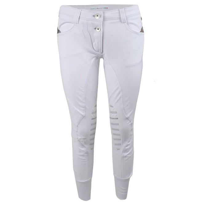 ANIMO Nai V 02 Bianco Pantaloni Da Equitazione 12AMNAIVA 02BIANCO. ANIMO