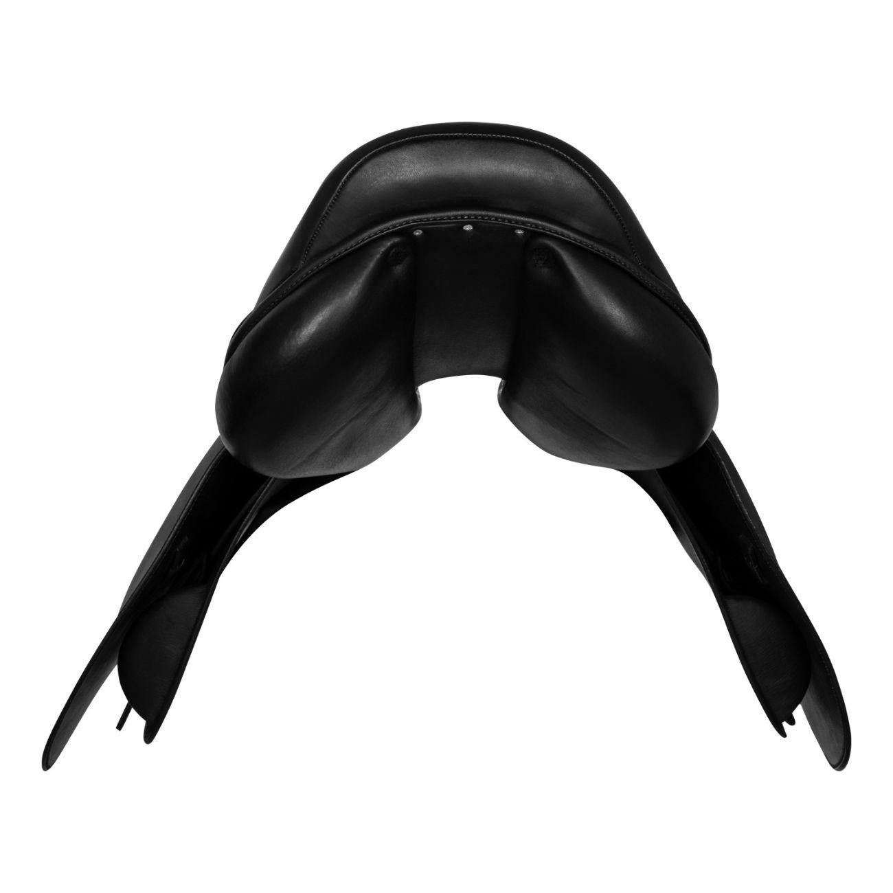 Sella Da Salto In Cuoio Martellato Equestro SE00203N BLACK EQUESTRO 