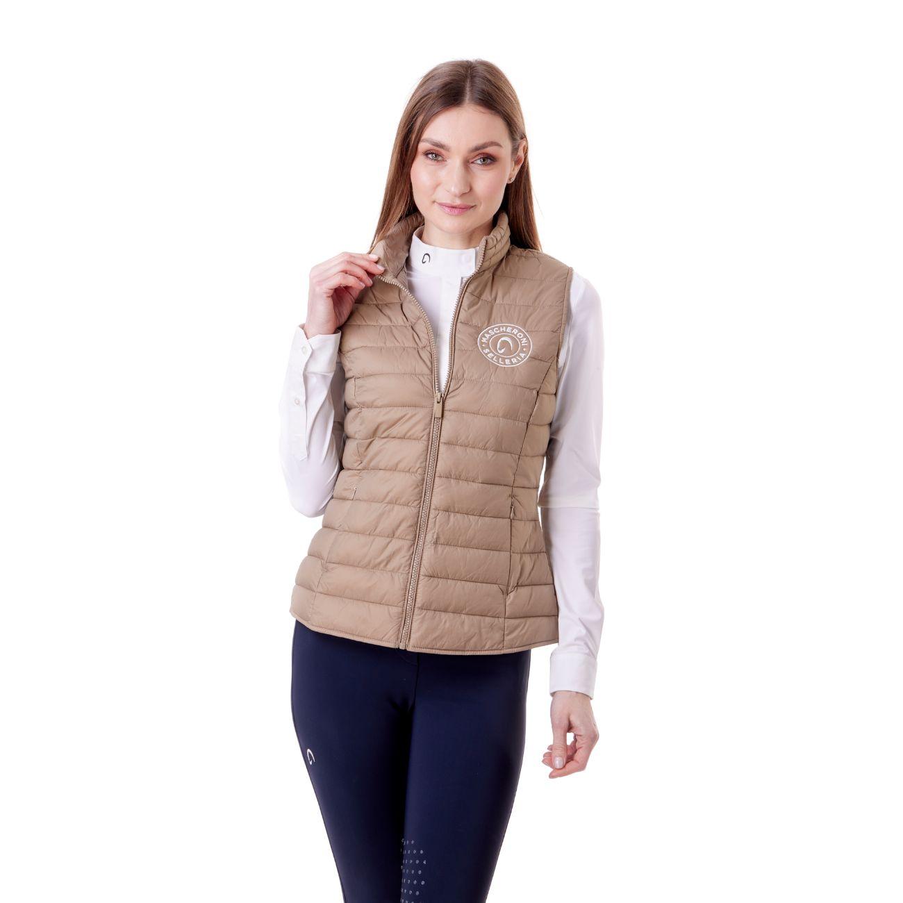 Gilet Imbottito Da Donna Mascheroni Beige 02 BEIGE MASCHERONI SELLERIA 