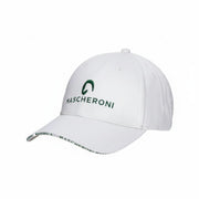 Cappellino Con Visiera E Logo Mascheroni Bianco 09MACAPPELLINO BIANCO MASCHERONI SELLERIA 