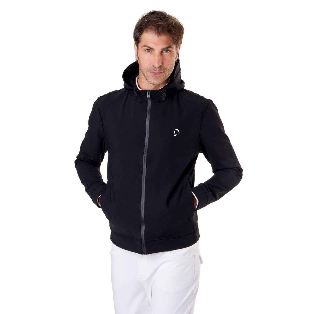 Softshell Mascheroni Uomo Leggero Estivo Nero MASUSFT02-NOPILE BLACK MASCHERONI SELLERIA 