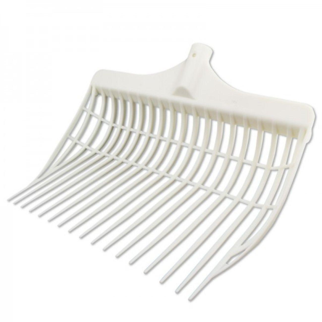 Forca Dung Fork Claro Con Manico Di Alluminio 7646+7800 BIANCO EQUINE HORSE 