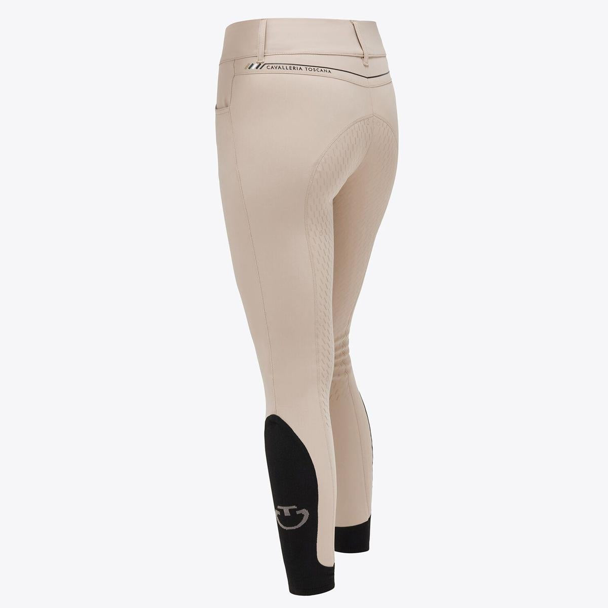 PANTALONI DONNA A VITA ALTA CAVALLERIA TOSCANA 30CT-PAD186JE010 1003 BEIGE CAVALLERIA TOSCANA 