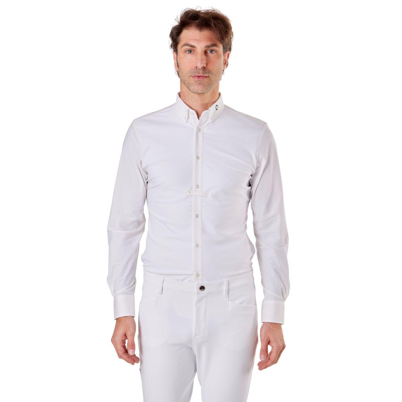 Camicia Da Concorso Da Uomo A Manica Lunga Mascheroni MASUCML02 WHITE MASCHERONI SELLERIA 