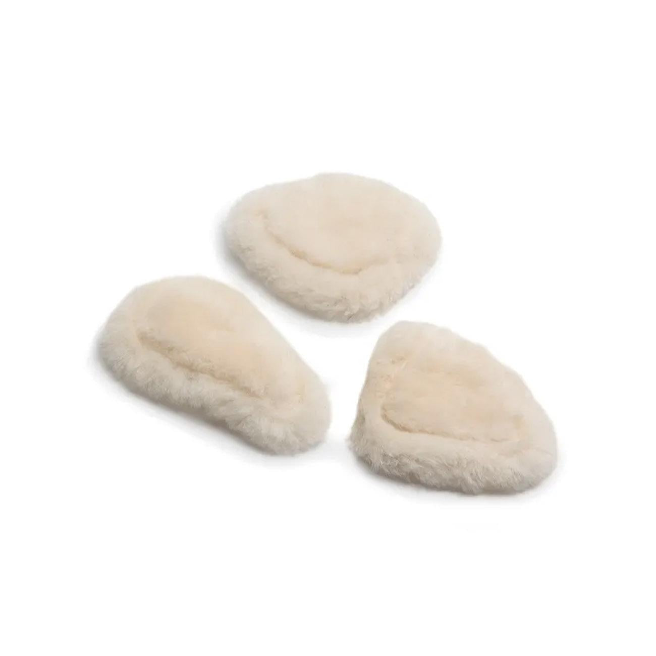PROTEZIONE IN AGNELLINO PER PETTORALE 09SH285W NATURALE SHIRES EQUESTRIAN
