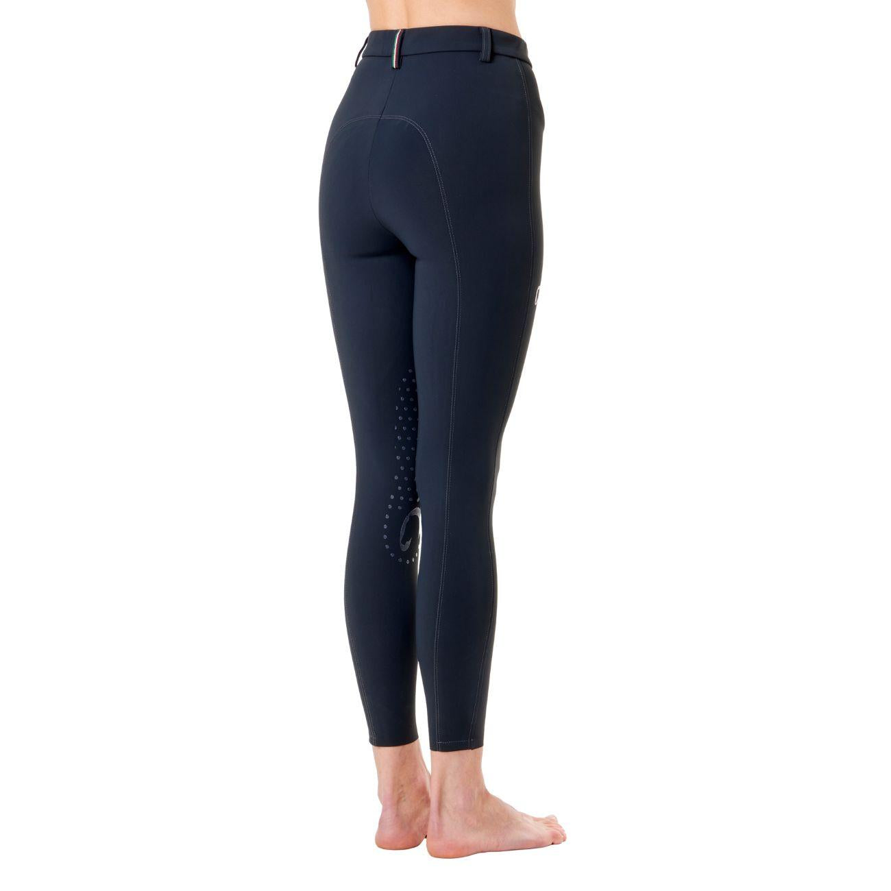 Pantalone Da Equitazione Da Donna Half Grip Parigi Mascheroni Blu 09MA-05PARIGI 342BLU MASCHERONI SELLERIA 