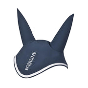 Cuffietta Antimosche Con Profilo A Contrasto Equiline Blu 09EQ-E11213 22DIPLOMATIC BLUE EQUILINE 