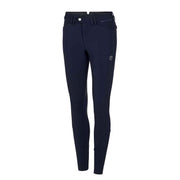 Breeches Woman FULL GRIP style MATHILDE SATIN KNEE SAMSHIELD 09SS-BRCH- BLUE SAMSHIELD