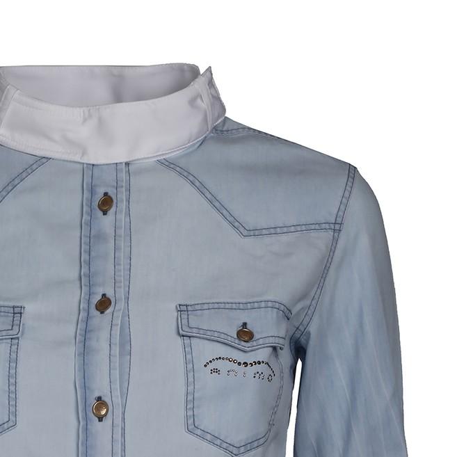 ANIMO Denim Chiaro Camicie Da Concorso 09P-AMPIU 546DENIMCHIARO ANIMO 