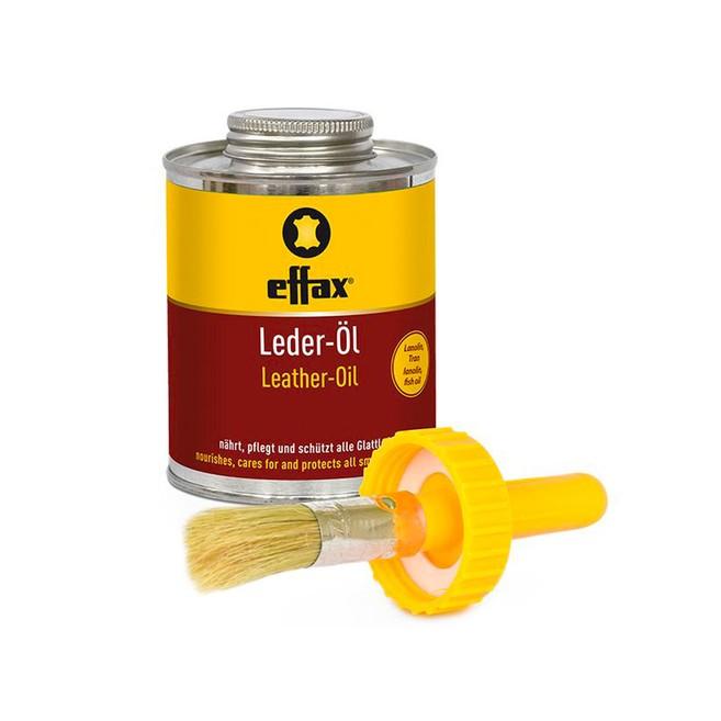 Effax Olio Cuoio Con Pennello Effax 475 Ml Neutro - olio nutriente per cuoio con pennello integrato 09AMA-LE00066 NEUTRO EFFAX