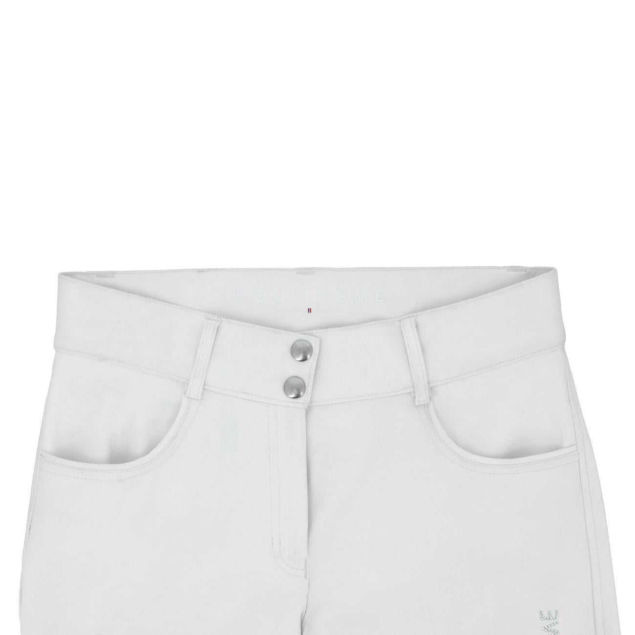 Pantaloni Beverly Equitheme Bianco 979825 WHITE EQUITHEME 
