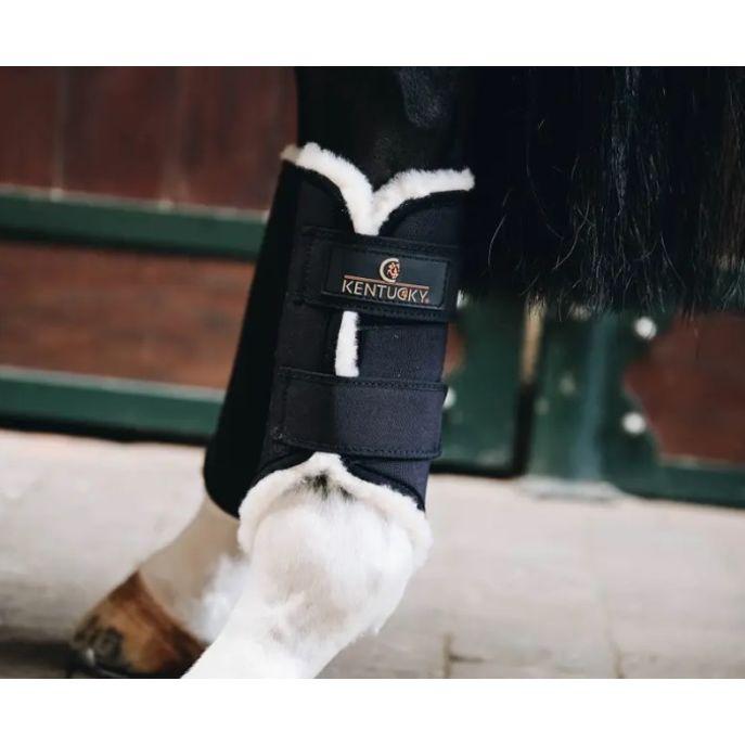 Stinchiere Turnout Boots Solimbra Hind Kentucky Nero 42302-01-F BLACK KENTUCKY 