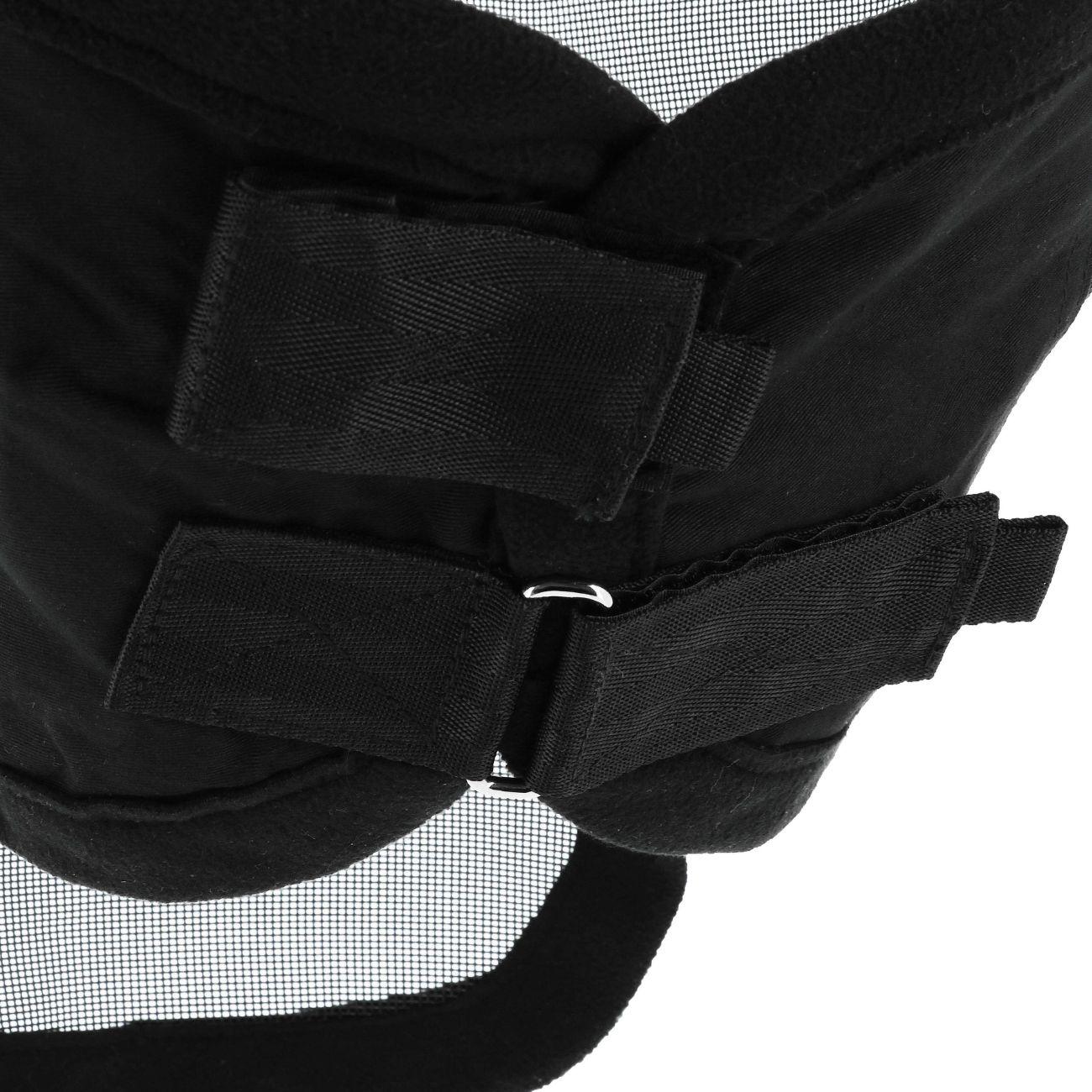 Maschera Antimosche Con Protezione UV Equitheme 306037 BLACK EQUITHEME 