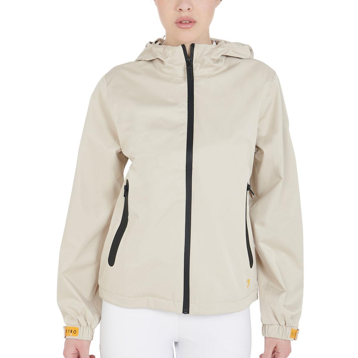 SOFTSHELL DONNA FULL ZIP CON CAPPUCCIO 09AMA-ETW00025 BEIGE EQUESTRO