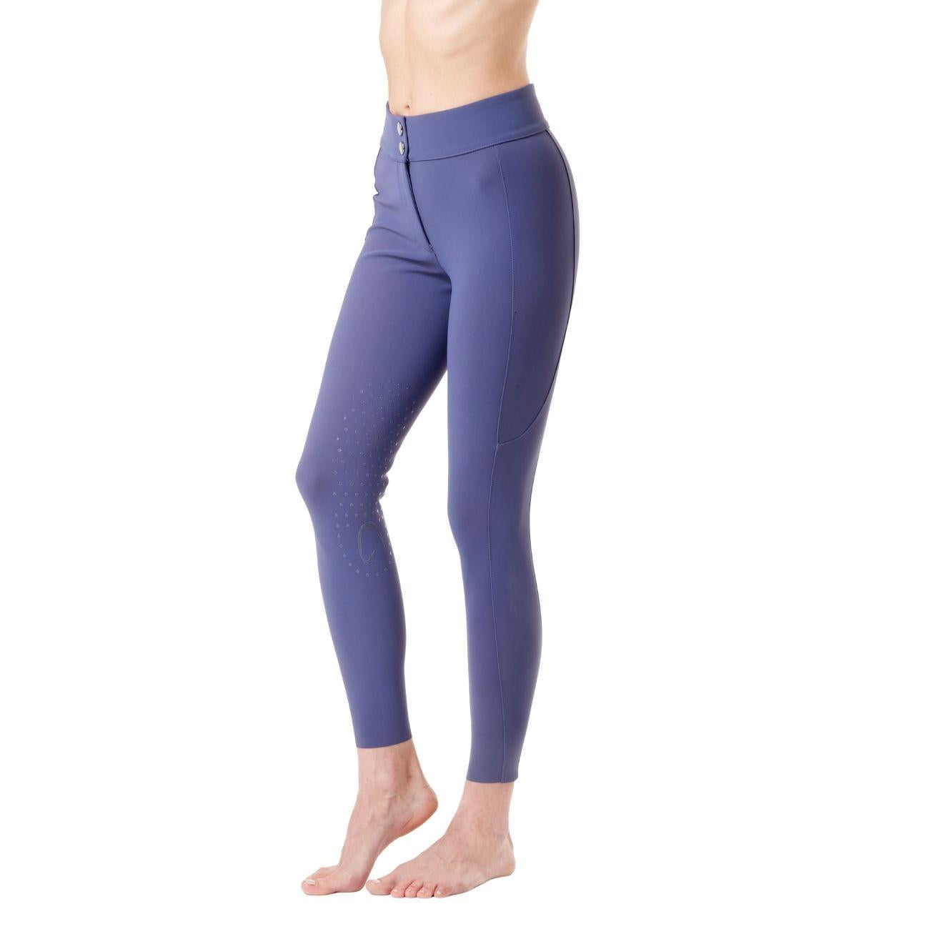Pantalone Da Donna Half Grip Venezia Mascheroni Celeste 09MA-02VENEZIA 504CELESTE MASCHERONI SELLERIA 